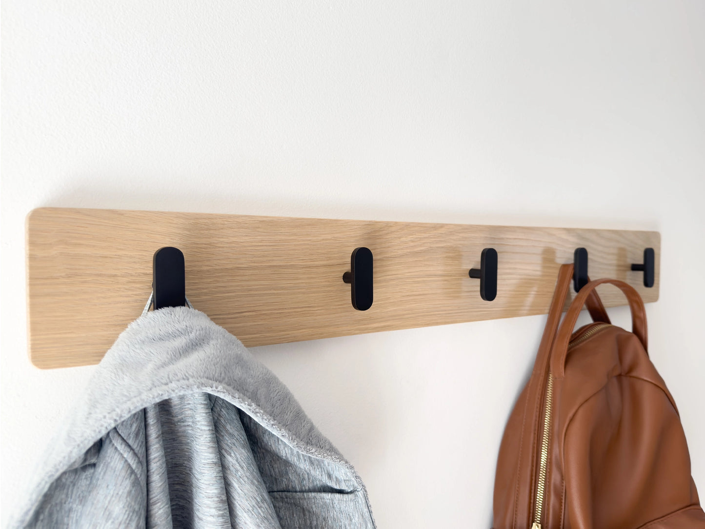 White Oak Coat Rack