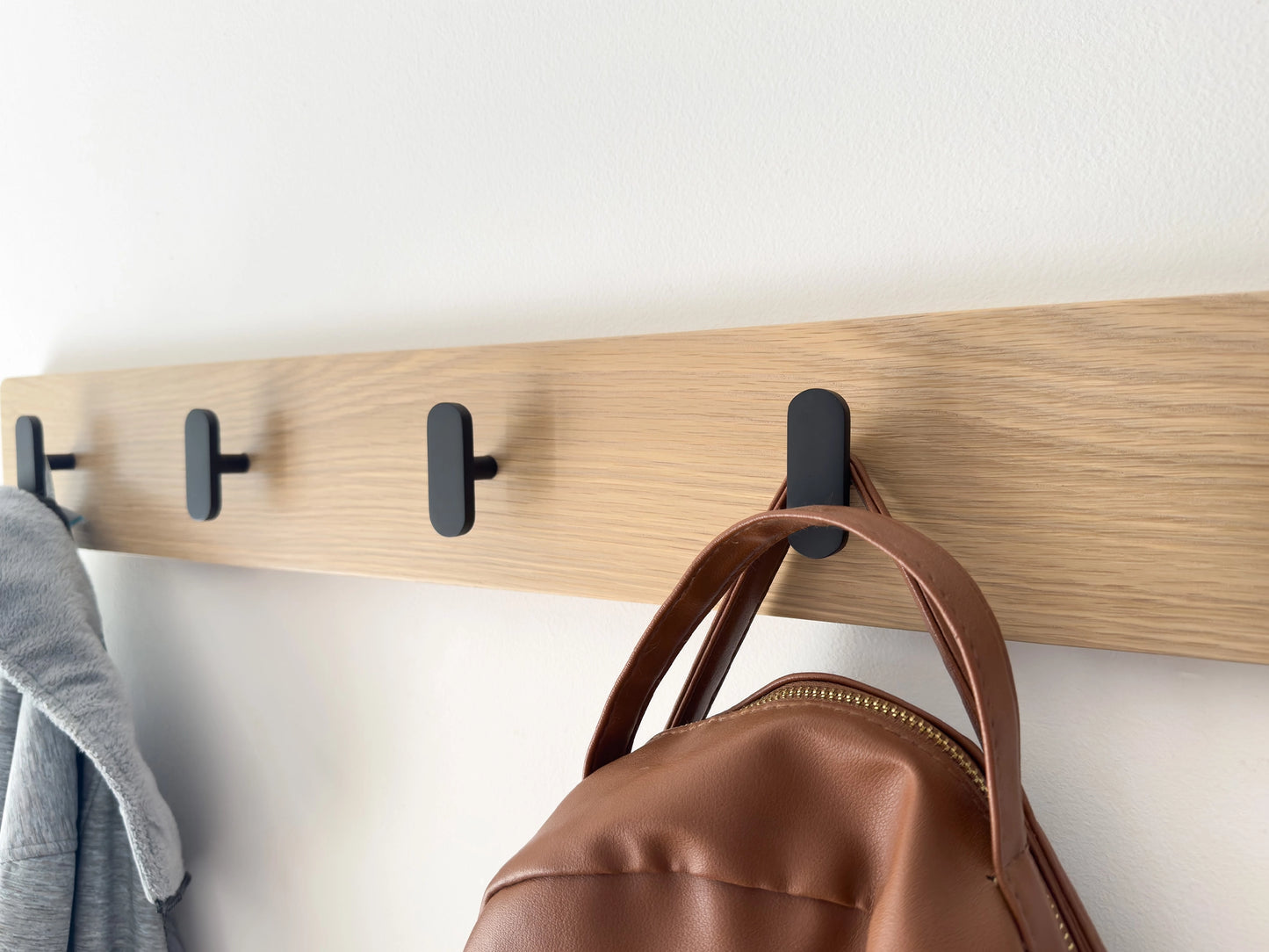White Oak Coat Rack