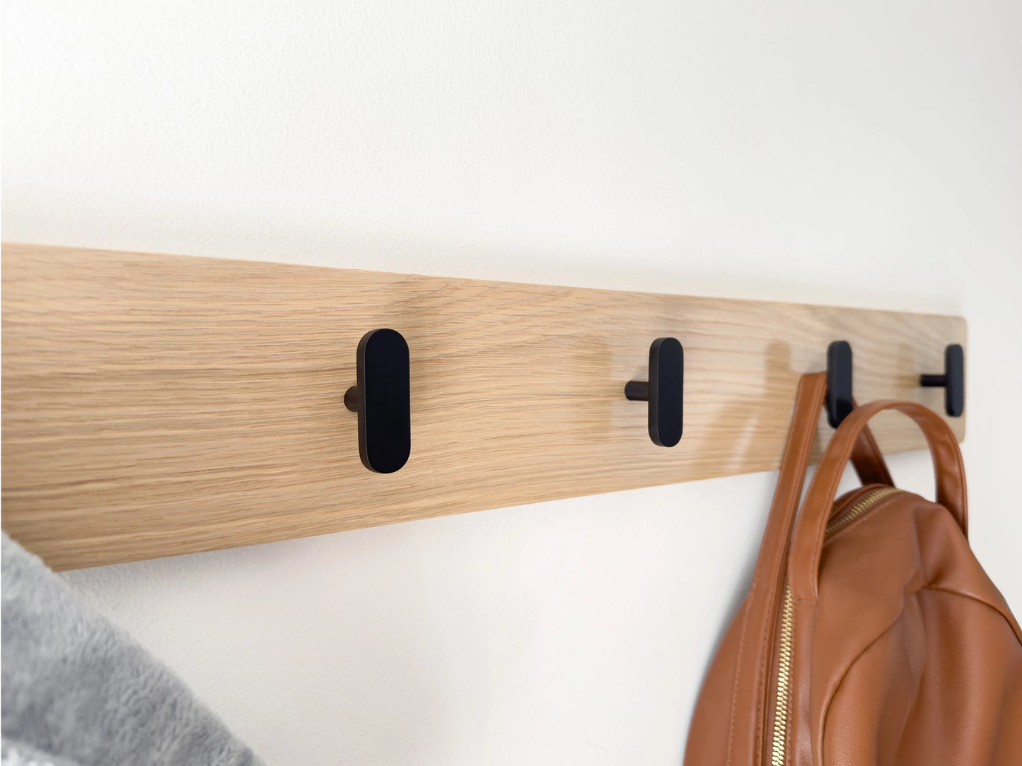 White Oak Coat Rack