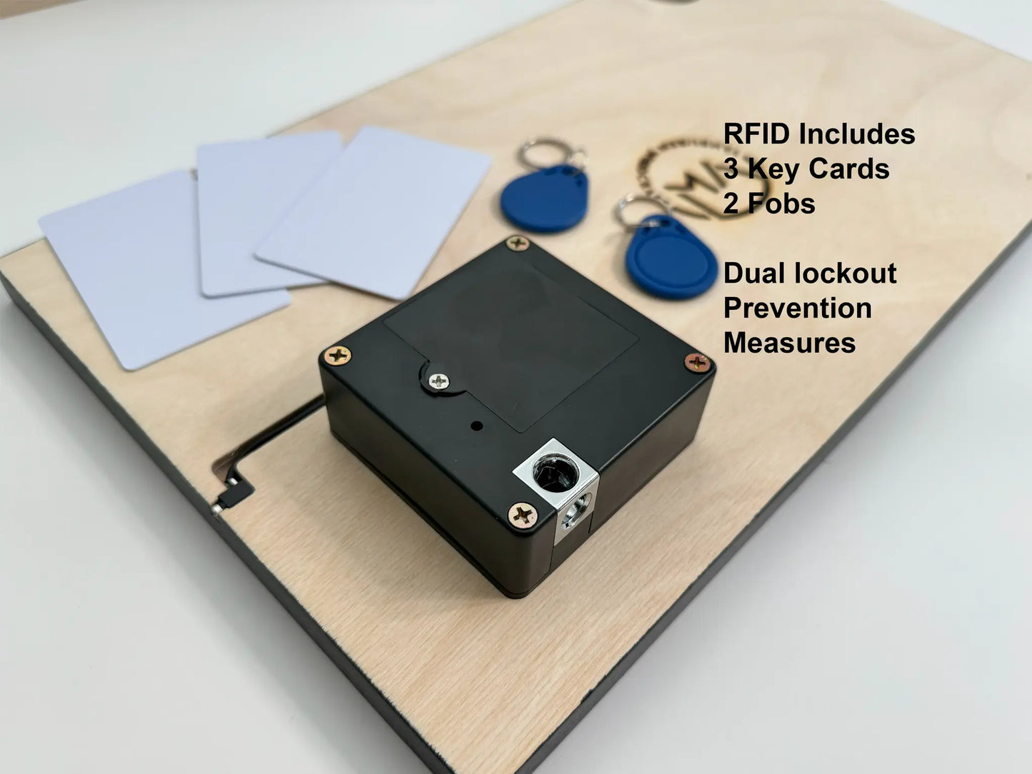 Hidden Gun Storage Cabinet, Advanced RFID, Close up