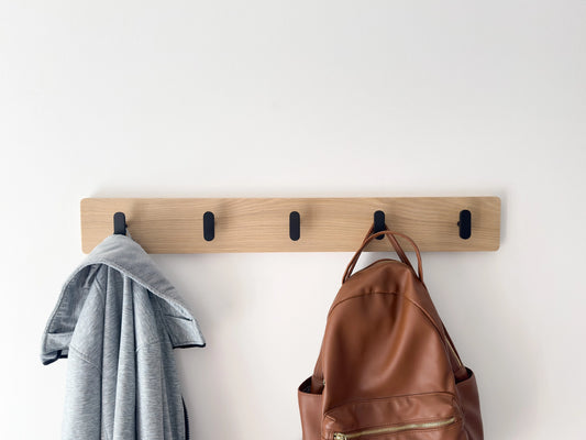 White Oak Coat Rack