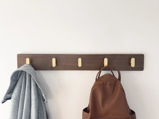 Walnut Coat Rack